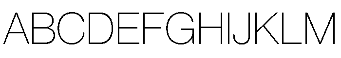 Volta Modern Display 25 X Thin Font UPPERCASE