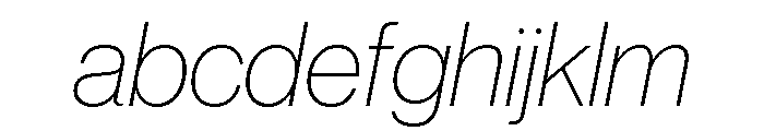 Volta Modern Display 26 X Thin Italic FONT