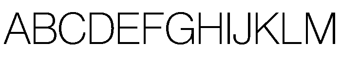 Volta Modern Display 35 Thin Font UPPERCASE