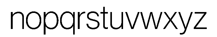 Volta Modern Display 35 Thin Font LOWERCASE