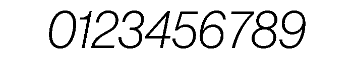 Volta Modern Display 36 Thin Italic Font OTHER CHARS