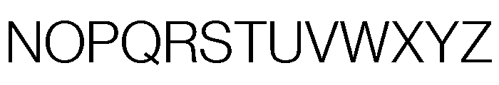 Volta Modern Display 45 Light Font UPPERCASE