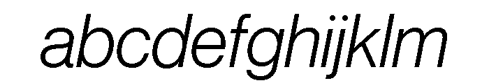 Volta Modern Display 46 Light Italic FONT