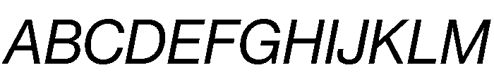 Volta Modern Display 56 Italic Font UPPERCASE