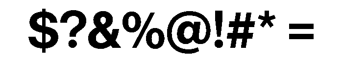 Volta Modern Display 65 Medium Font OTHER CHARS