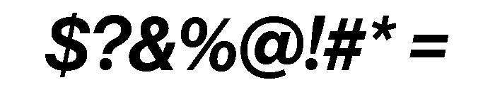 Volta Modern Display 66 Medium Italic Font OTHER CHARS