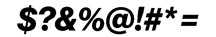 Volta Modern Display 76 Bold Italic Font OTHER CHARS