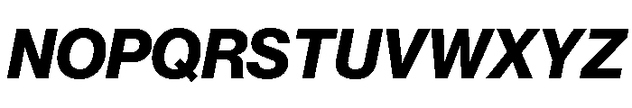 Volta Modern Display 76 Bold Italic Font UPPERCASE
