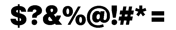 Volta Modern Display 95 Black Font OTHER CHARS