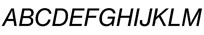 Volta Modern Text 56 Italic Font UPPERCASE
