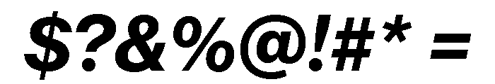 Volta Modern Text 76 Bold Italic Font OTHER CHARS
