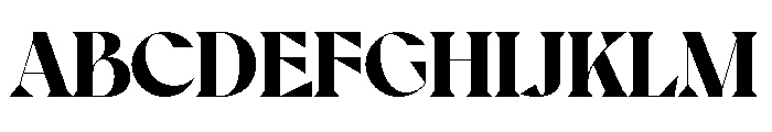 Voyage Black Font UPPERCASE