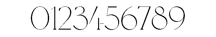 Voyage Light Font OTHER CHARS
