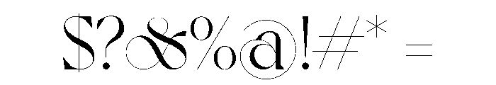 Voyage Regular 5da21de0 Font OTHER CHARS