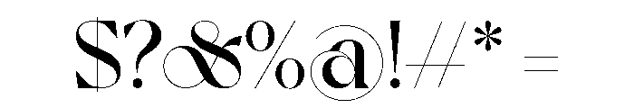 Voyage Regular 6c6337a4 Font OTHER CHARS