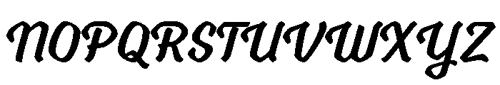 Voltage Regular Font UPPERCASE