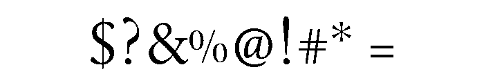 Voltaire Light Font OTHER CHARS