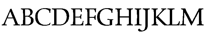 Voltaire Regular Font UPPERCASE