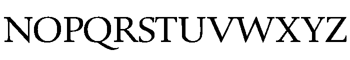 Voltaire Regular Font UPPERCASE