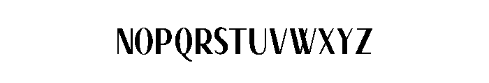 Von Bond Regular Font LOWERCASE