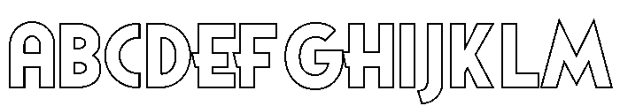 Voyage Culture Sans Outline FONT
