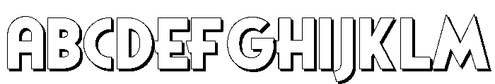 Voyage Culture Sans Shadow FONT