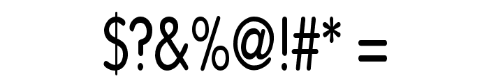 Vogel Condensed Normal Font OTHER CHARS