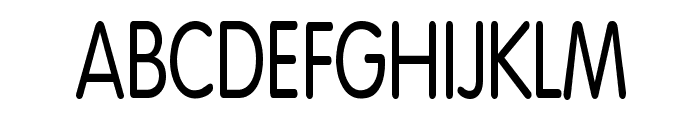 Vogel Condensed Normal Font UPPERCASE