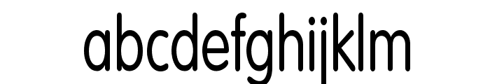 Vogel Condensed Normal Font LOWERCASE