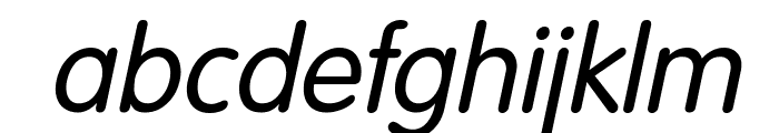 Vogel Italic Font LOWERCASE
