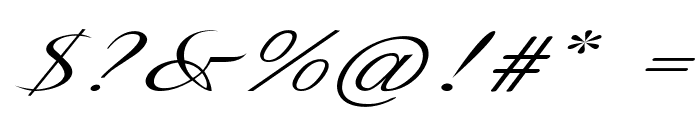 Voladro-ExtraexpandedItalic Font OTHER CHARS