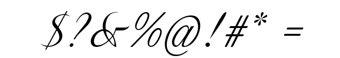 Voladro-Italic Font OTHER CHARS