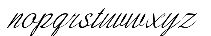 Voladro-Italic Font LOWERCASE