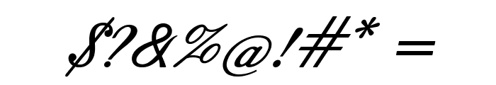 Volara-BoldItalic Font OTHER CHARS
