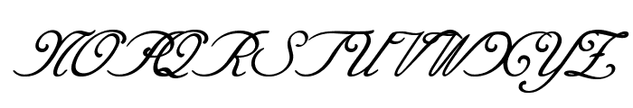 Volara-BoldItalic Font UPPERCASE