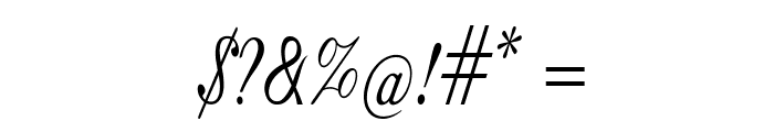 Volara-CondensedRegular Font OTHER CHARS