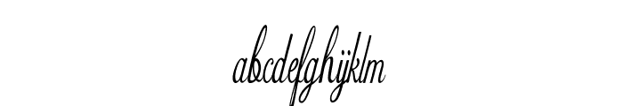 Volara-ExtracondensedRegular Font LOWERCASE