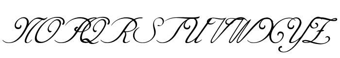 Volara-Italic Font UPPERCASE