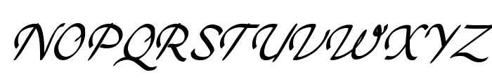 Volstoy-BoldItalic Font UPPERCASE