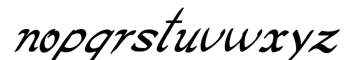 Volstoy-BoldItalic Font LOWERCASE