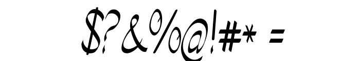 Volstoy-CondensedRegular Font OTHER CHARS