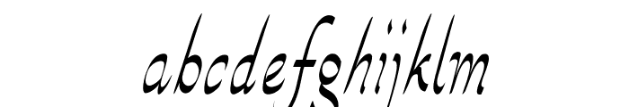 Volstoy-CondensedRegular Font LOWERCASE