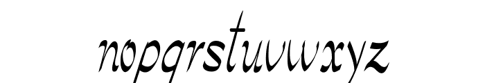 Volstoy-CondensedRegular Font LOWERCASE