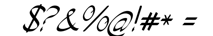 VolstoyItalic Font OTHER CHARS