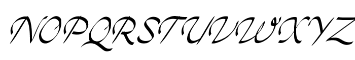 VolstoyItalic Font UPPERCASE