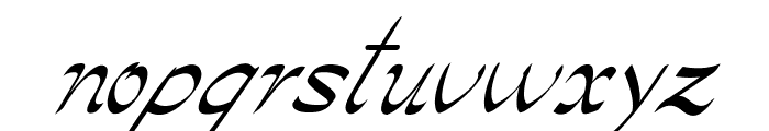 VolstoyItalic Font LOWERCASE