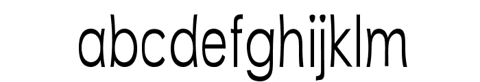Voltagio-CondensedRegular Font LOWERCASE