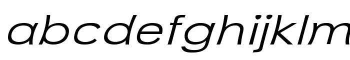 Voltagio-ExpandedItalic Font LOWERCASE