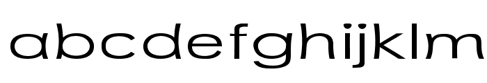 Voltagio-ExtraexpandedRegular Font LOWERCASE