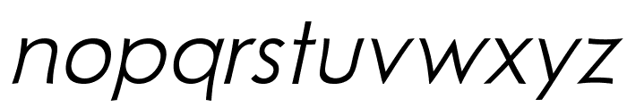 Voltagio-Italic Font LOWERCASE